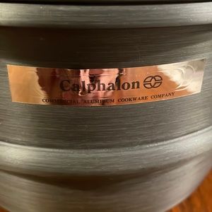 👨‍🍳👩‍🍳Calphalon Strainer w/Handles & Lid Commercial Aluminum Cookware